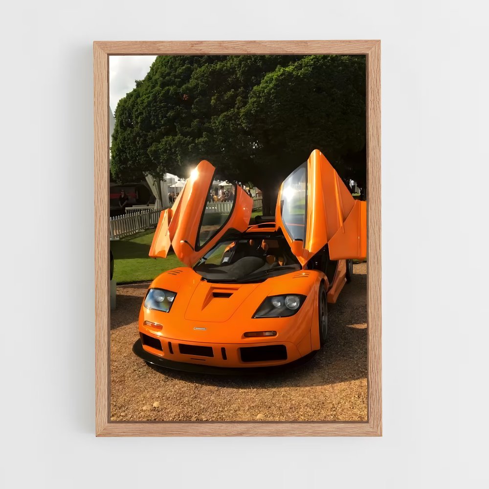 Poster McLaren Orange Blast (vue 4)